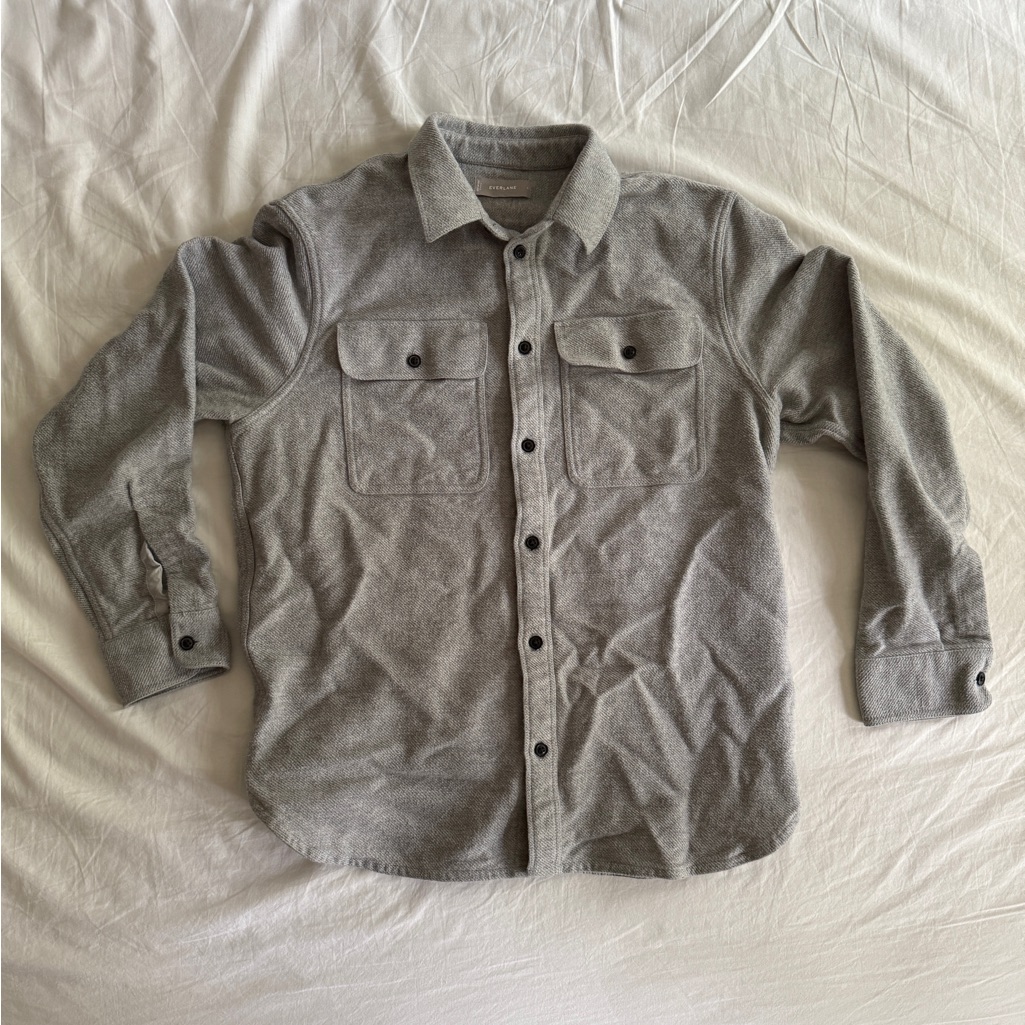 Everlane Gray Casual Button Down Shirt